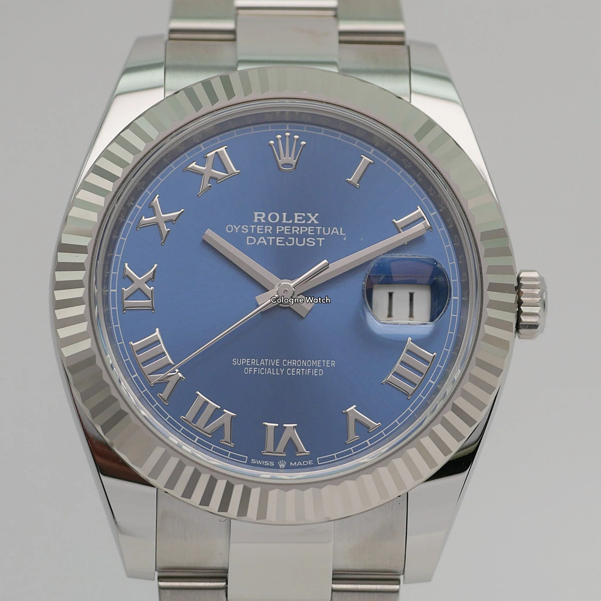 Rolex Datejust 41 Blue-Azurro Dial 126334 - 2021 - Image 6